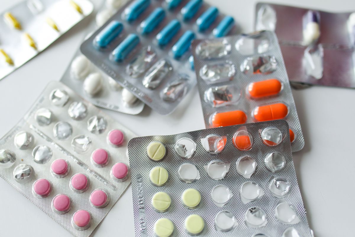 Capsules and tablets in blister strips